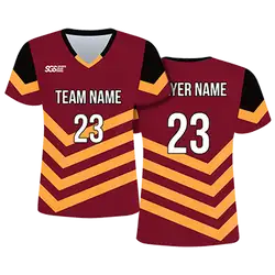 Custom v style stripes adult youth soccer jersey - Jersey