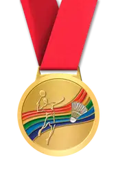 Badminton  medal award - Medals-awards