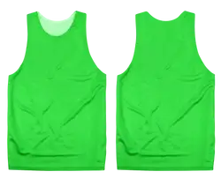 Custom green adult youth unisex pinnies - Pinnies