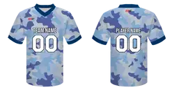 Custom paint design camo adult youth unisex football jersey - Jersey