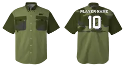 Custom fishing shirt adult youth unisex moss hunter - Jersey