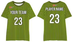 Custom pickleball shirt adult youth unisex  athletic vertical stripe - Pickleball-jerseys