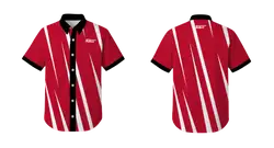 Custom short sleeve button down shirt adult youth unisex training style - Short-sleeve-collared-shirts