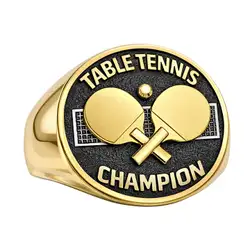 Table tennis supreme champion ring - Championship-rings