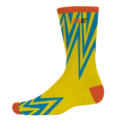 Custom cycling socks adult youth unisex lightning bolt - Socks