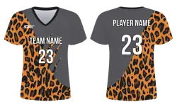 Custom leopard animals adult youth soccer jersey - Jersey