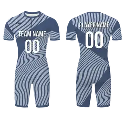 Custom water men speed suit curved stripes - Men-water-speed-suits