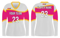 Custom prime adult youth unisex long sleeve volleyball jersey - Jersey