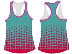 Custom front dots design everyday adult youth unisex tank top - Tank-top