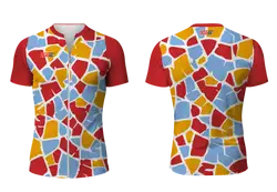 Custom figure skating zipper short sleeve jersey adult youth unisex victory series - Figure-skating-jerseys