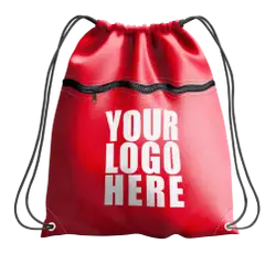 Drawstring bag with zipper flare ember - Drawstring-bag