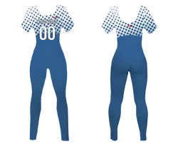 Custom women short sleeve dance bodysuit striped elegance - Dance-bodysuits