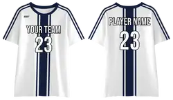 Custom badminton shirt adult youth unisex  precision line - Jersey