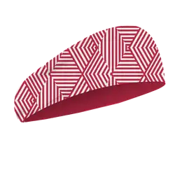 Custom white red yoga headband - Yoga-headband