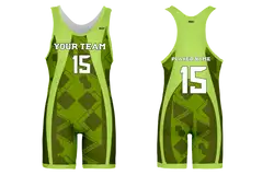 Custom adult youth unisex powerlifting natures mosaic - Powerlifting-singlets