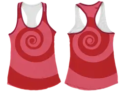 Custom whirlpool pattern everyday adult youth unisex tank top - Tank-top