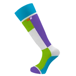 Custom adult youth unisex baseball full calf socks multicolor - Socks