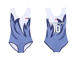 Custom sleeveless gymnastic uniform adult youth icy surge - Gymnastics-uniforms