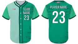 Custom dotted line adult youth unisex softball cyber monday jersey - Jersey