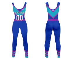 Custom women sleeveless dance bodysuit choreographed chic - Dance-bodysuits