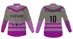 Custom horizontal stripe youth unisex hockey jersey - Jersey