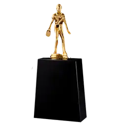 Golden man table tennis trophies awards - Trophies-awards