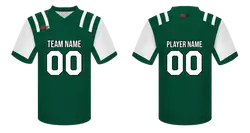 Custom majestic shoulder stripes adult youth unisex football jersey - Jersey