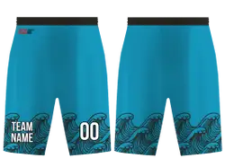 Custom aqua tide adult youth unisex basketball short - Short