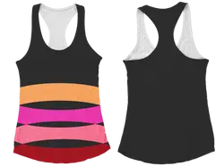 Custom new track racerback sleeveless shirts-style 9 - Shirt-sleeveless