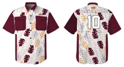 Custom fishing shirt adult youth unisex rustleaf drift - Jersey