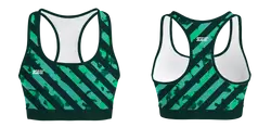 Custom adult youth unisex sports bra camo couture - Track-sports-bras