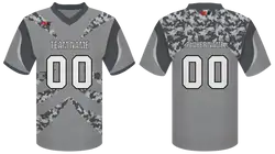 Custom military camo adult youth unisex football jersey - Jersey