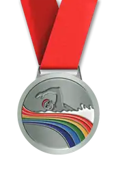 Swimming silver medal awards - Medals-awards