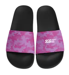 Custom slides black unisex vibrant - Slides