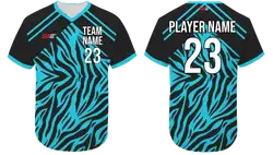 Custom amazing no button adult youth unisex baseball jersey - Jersey