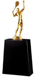 Golden man tennis trophies awards - Trophies-awards