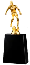 Golden man soccer trophies awards - Trophies-awards