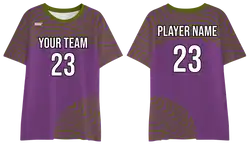 Custom disc golf shirt adult youth unisex  elite flowing lines - Jersey