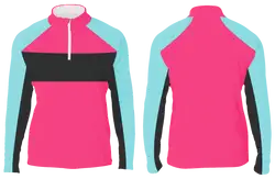 Custom lifestyle stripe quarter-zip adult youth unisex jacket - Jacket