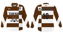 Custom rectangular stripe youth unisex hockey jersey - Jersey