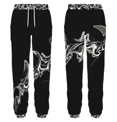 Custom dance joggers adult youth unisex white splatter - Dance-joggers
