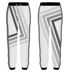 Custom sharp edge lines adult youth unisex sweatpants - Sweatpant