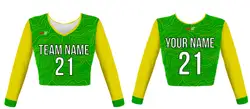 Custom  remarkable  adult youth unisex cheerleading long sleeve jersey - Jersey