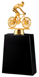 Golden man bicycles trophies awards - Trophies-awards
