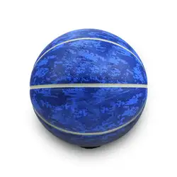 Custom blue & white basketballs - Basketball-balls