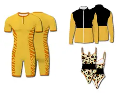 Custom water men speed suit tiger slash - Men-water-speed-suits