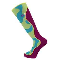 Custom adult youth unisex baseball full calf socks artistic style - Socks