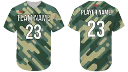 Custom unique camo adult youth unisex softball jersey - Jersey
