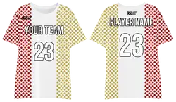 Custom moisture wicking  dots adult youth unisex shirt - Jersey
