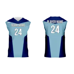 Custom men sleeveless scrubs top tranquil depths - Scrub-tops